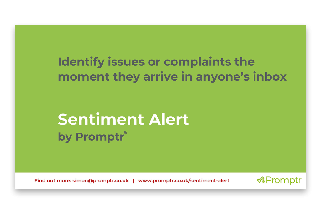 Promptr Sentiment Alert Brochure
