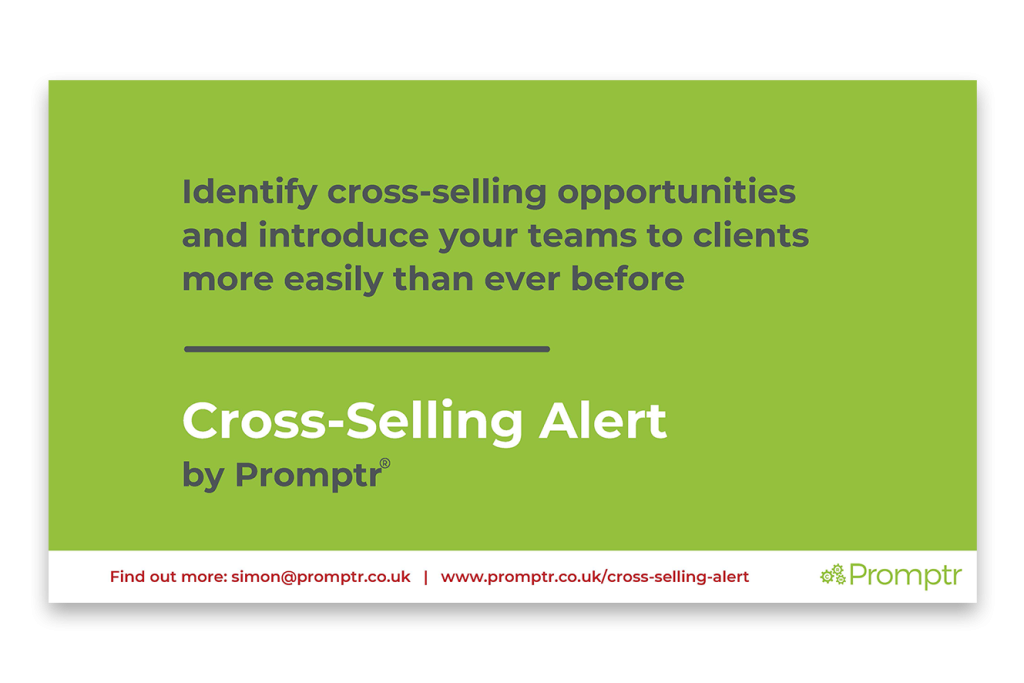 Cross Selling Alert Brochure